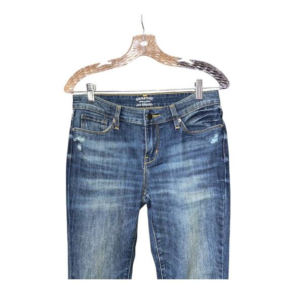 Levi Strauss Signature stretch Skinny Jeans Sz 3/4 Factory Sample Rare Pre-Prod - Picture 3 of 7